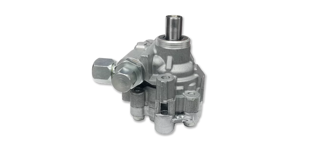 Standard-Pump-Sweet A standard power steering pump from Sweet Manufacturing.